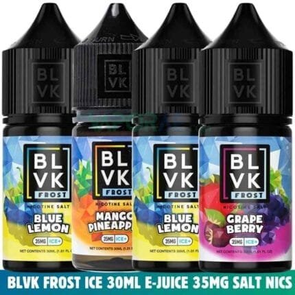 Best BLVK Fruit Ice Salt Nicotine 30ml Vape Juice 35mg & 50mg E-Liquid