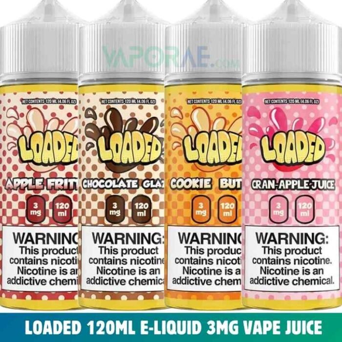 Best LOADED 120ML E-Liquid 3MG Vape Juice