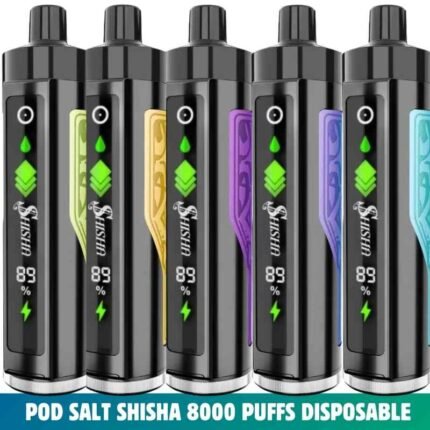 Best POD SALT Shisha 8000 Puffs 3mg Disposable Vape