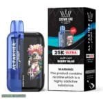 Al Fakher Ultra 25000 Puffs 50MG Disposable Vape Price in Duabi Berry Blue