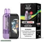 Al Fakher Ultra 25000 Puffs 50MG Disposable Vape Price in Duabi Grape Mint