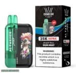 Al Fakher Ultra 25000 Puffs 50MG Disposable Vape Price in Duabi Gum Mint