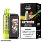 Al Fakher Ultra 25000 Puffs 50MG Disposable Vape Price in Dubai Lemon Mint