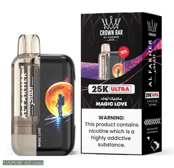 Al Fakher Ultra 25000 Puffs 50MG Disposable Vape Price in Duabi Magic Love