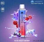 HAYATI Pro Max 4000 Puffs 20MG Disposable Vape Price in Dubai blue-razz-cherry