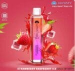 HAYATI Pro Max 4000 Puffs 20MG Disposable Vape Price in Dubai strawberry-raspberry-ice