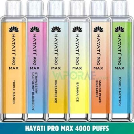 HAYATI Pro Max 4000 Puffs 20MG Disposable Vape in Dubai