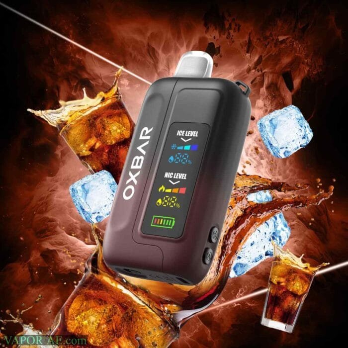 OXBAR Ice-Nic Control 35000 Puffs 50MG Disposable Vape Price in Dubai Coke Ice