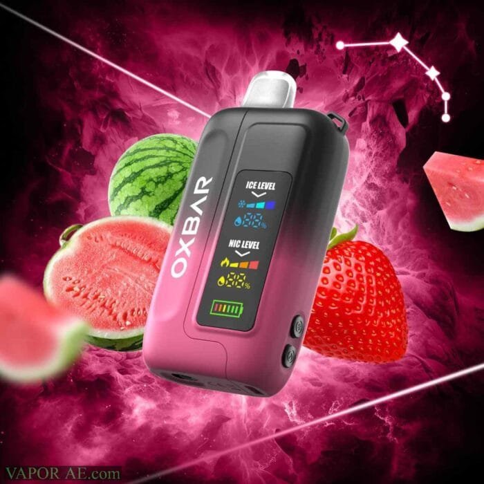 OXBAR Ice-Nic Control 35000 Puffs 50MG Disposable Vape Price in Dubai Strawberry Watermelon