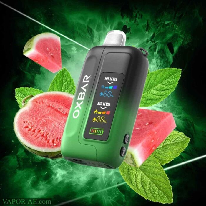 OXBAR Ice-Nic Control 35000 Puffs 50MG Disposable Vape Price in Dubai Watermelon