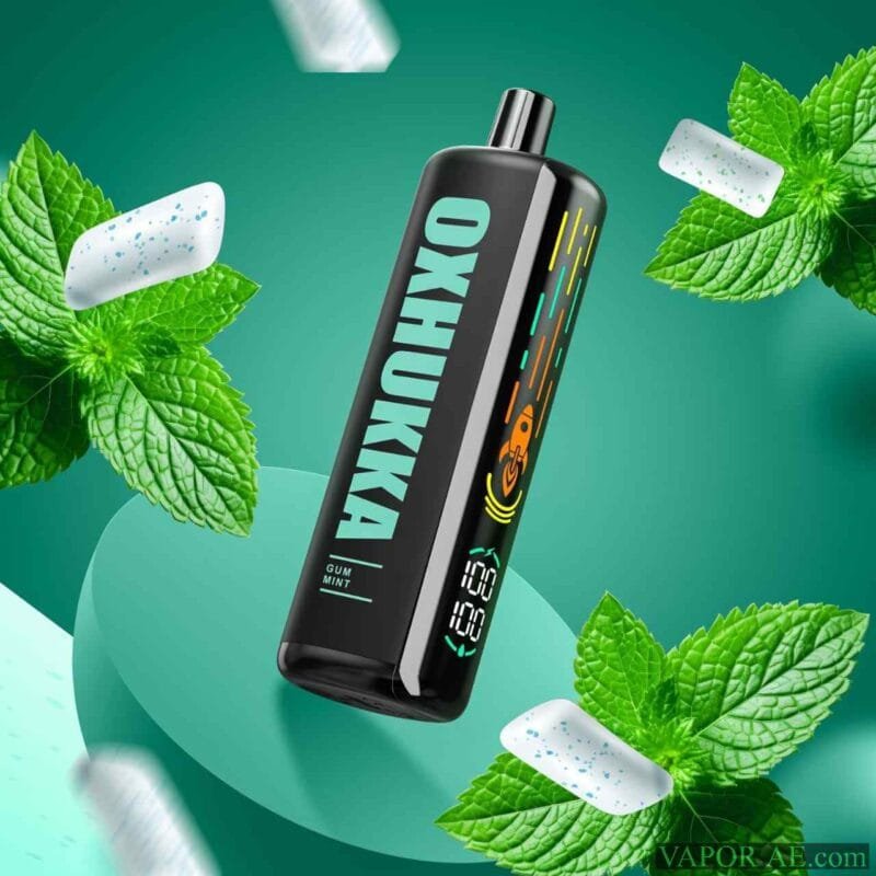 OXBAR Oxhukka 25K Puffs 5MG Disposable Vape Price in Dubai Gum Mnit