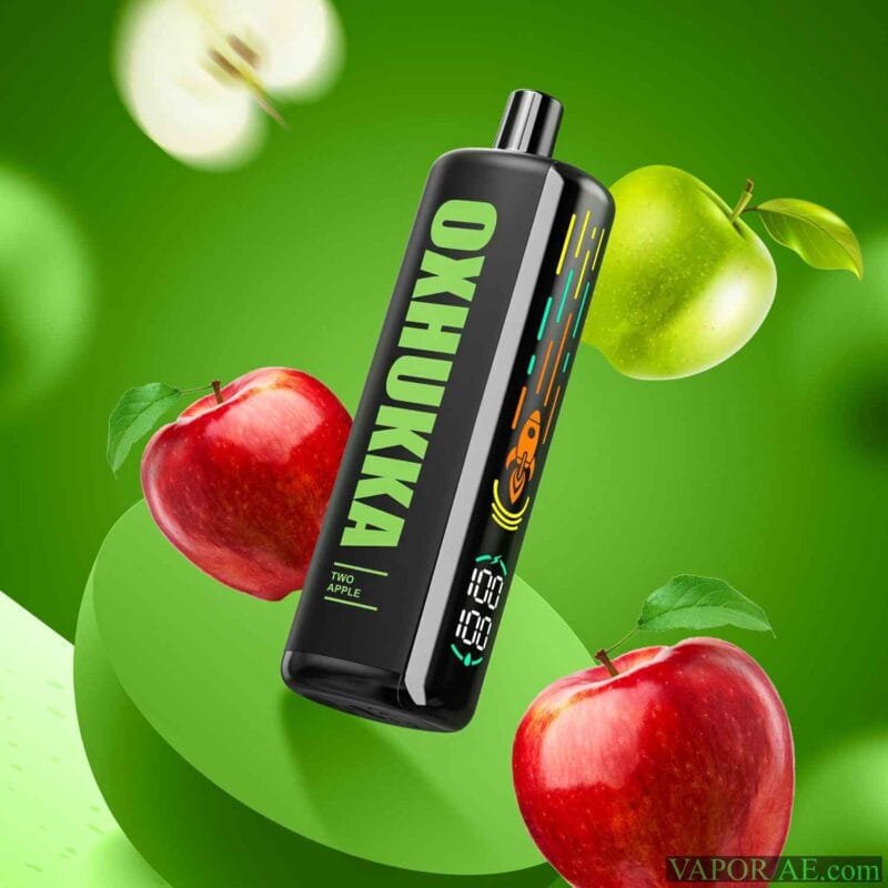 OXBAR Oxhukka 25K Puffs 5MG Disposable Vape Price in Dubai Two Apple