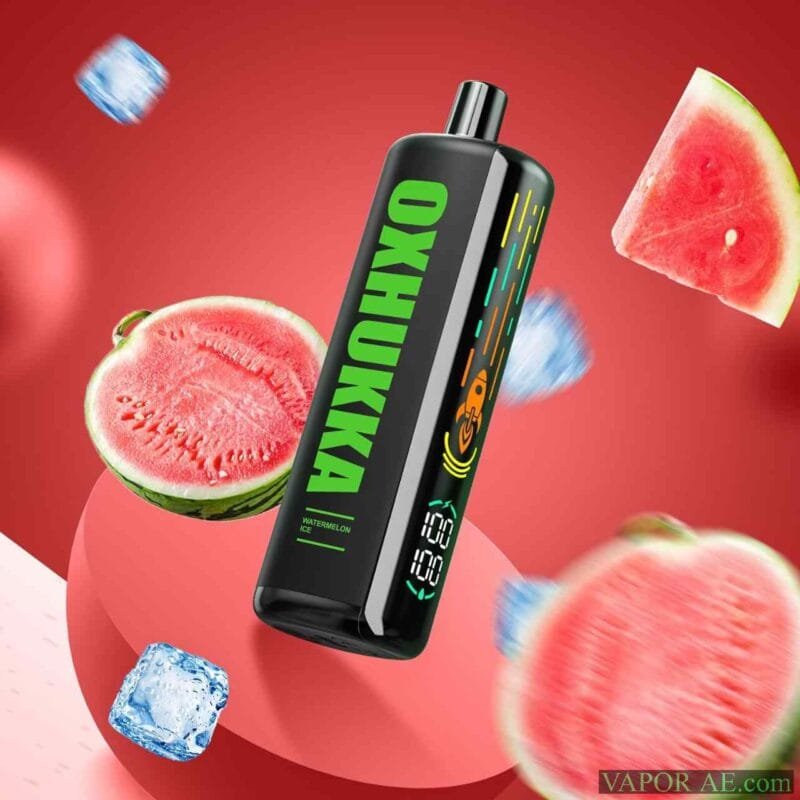 OXBAR Oxhukka 25K Puffs 5MG Disposable Vape Price in Dubai Watermelon Ice