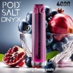 Pod Salt Onyx 4000 Puffs 20MG Disposable Vape Price in Dubai Blueberry Pomegranate