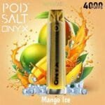 Pod Salt Onyx 4000 Puffs 20MG Disposable Vape Price in Dubai Mango Ice