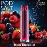 Pod Salt Onyx 4000 Puffs 20MG Disposable Vape Price in Dubai Mixed Beeries Ice