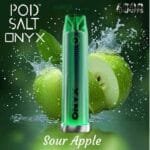 Pod Salt Onyx 4000 Puffs 20MG Disposable Vape Price in Dubai Sour Apple