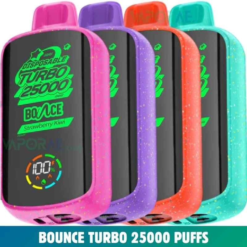 BOUNCE Turbo 25000 Puffs 50MG Disposable Vape in Dubai