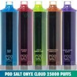 POD SALT Onyx Cloud 25000 Puffs 5mg Disposable Vape Price in Dubai