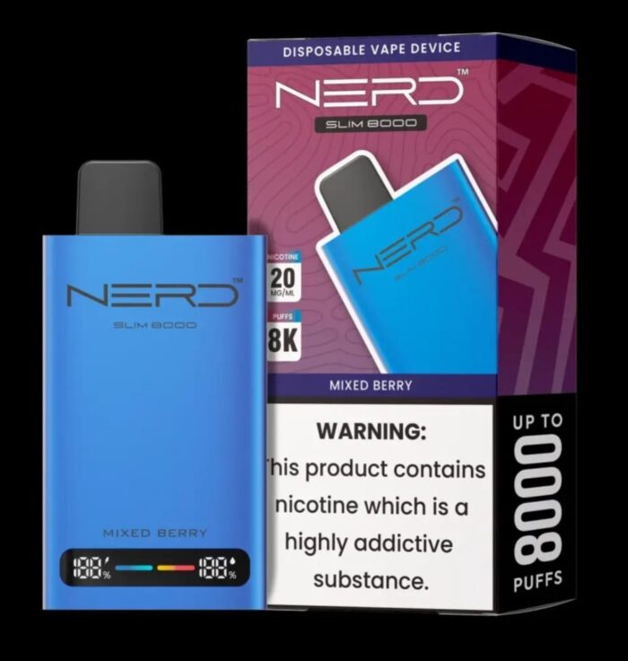 NERD Slim 8000 Puffs MIXED BERRY