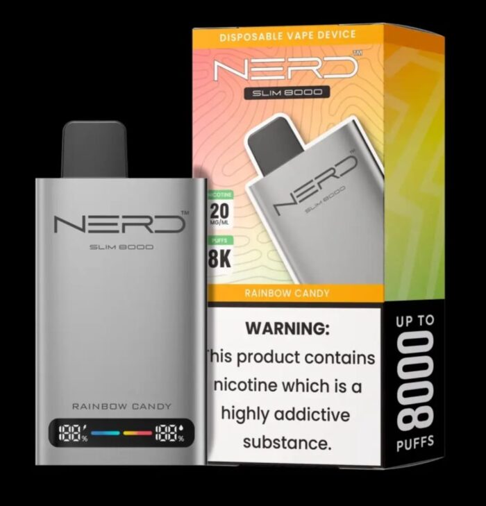 NERD Slim 8000 Puffs RAINBOW CANDY