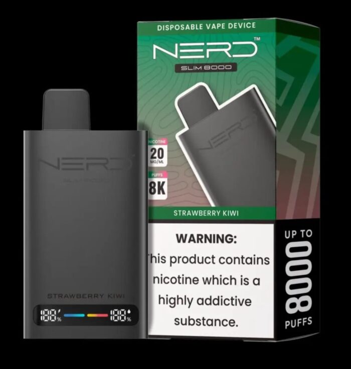 NERD Slim 8000 Puffs STRAWBERRY KIWI