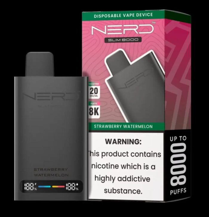 NERD Slim 8000 Puffs STRAWBERRY WATERMELON