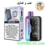 TESLA Bar XT 30000 Puffs 20MG Disposable Vape Price in Dubai Grape Pear