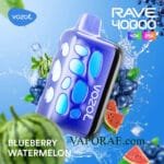 VOZOL Rave 40000 Puffs 50MG Disposable Vape Price in Dubai Blueberry Watermelon
