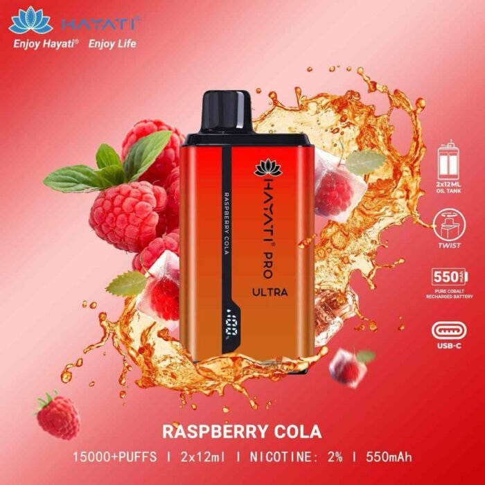 HAYATI-pro-ultra-15000-puffs-RASPBERRY-COLA