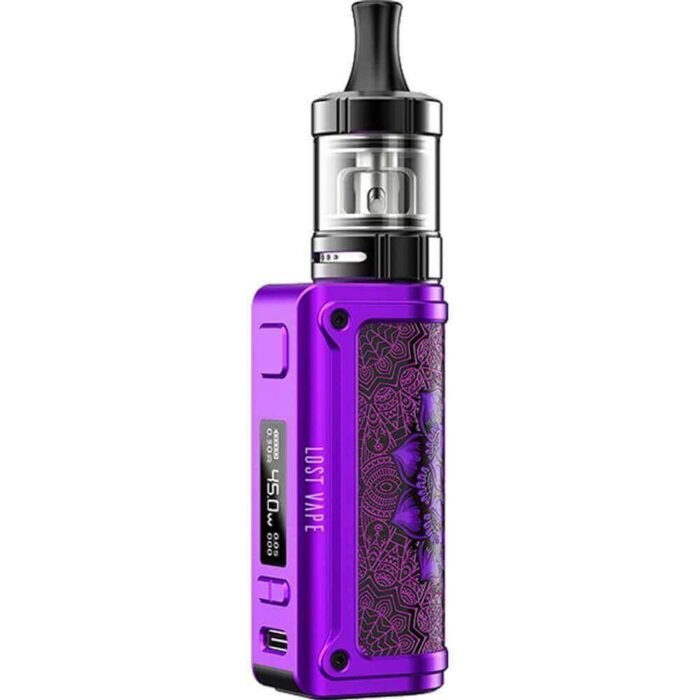 LOST VAPE Thelema Mini Kit 45W Vape Kit 1500mAh Starter Kit Pod System in UAE Purple Survivor
