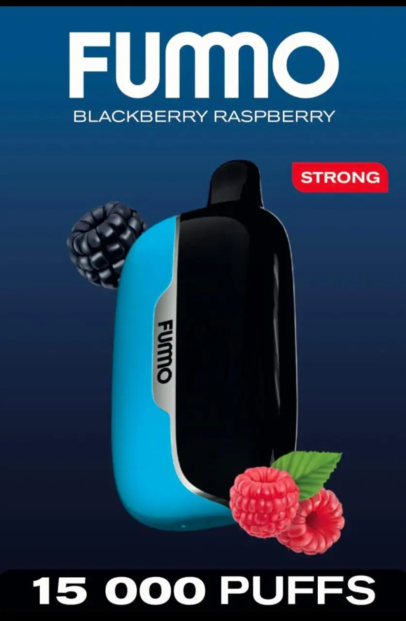 FUMMO POWER 15000 PUFFS BLACKBERY RASPBERRY