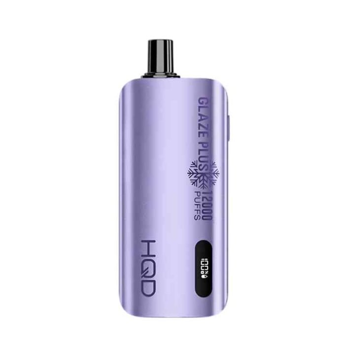 HQD Glaze Plus 12000 Puffs 50MG Nicotine Disposable Vape in Dubai Grape