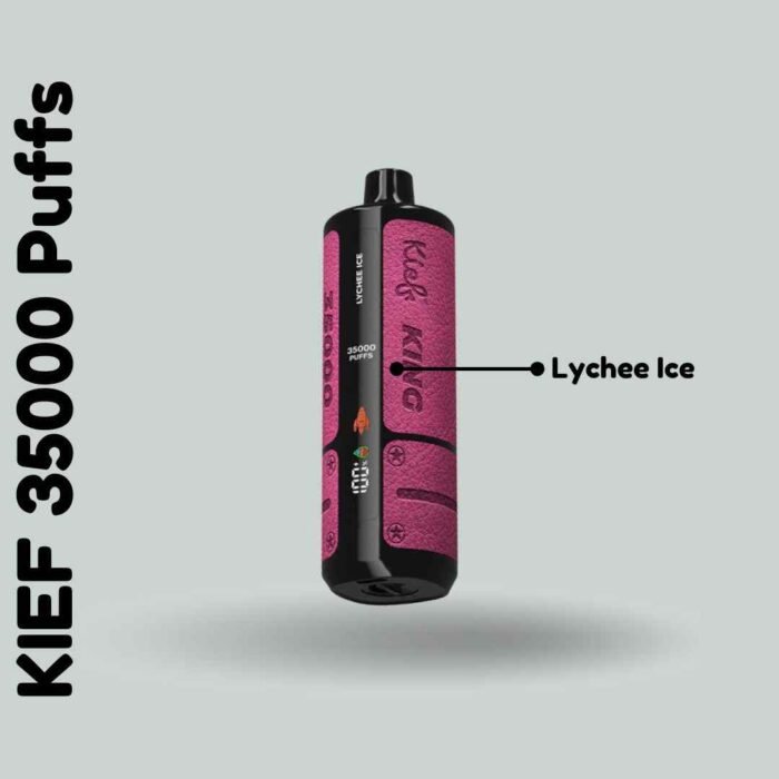 KIEF 35000 Puffs 3mg Nicotine Triple Mesh Coil Disposable Vape In Dubai Lychee Ice