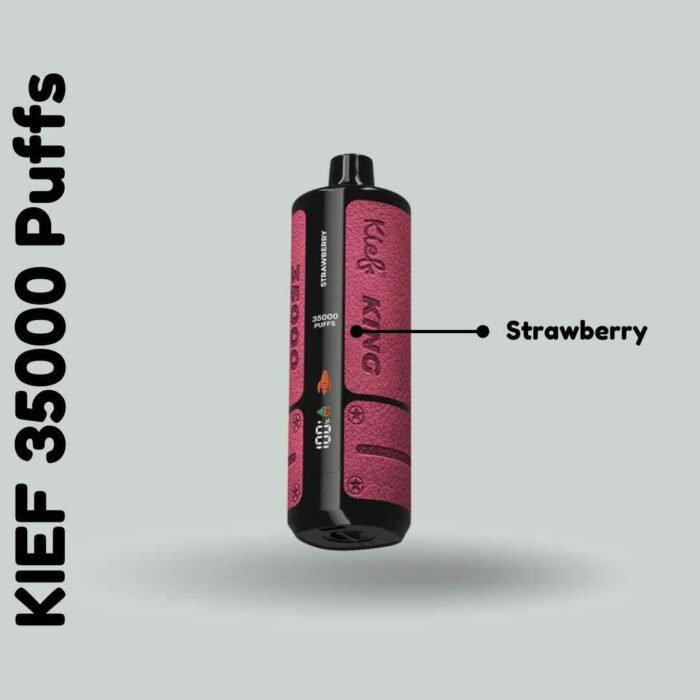 KIEF 35000 Puffs 3mg Nicotine Triple Mesh Coil Disposable Vape In Dubai Strawberry