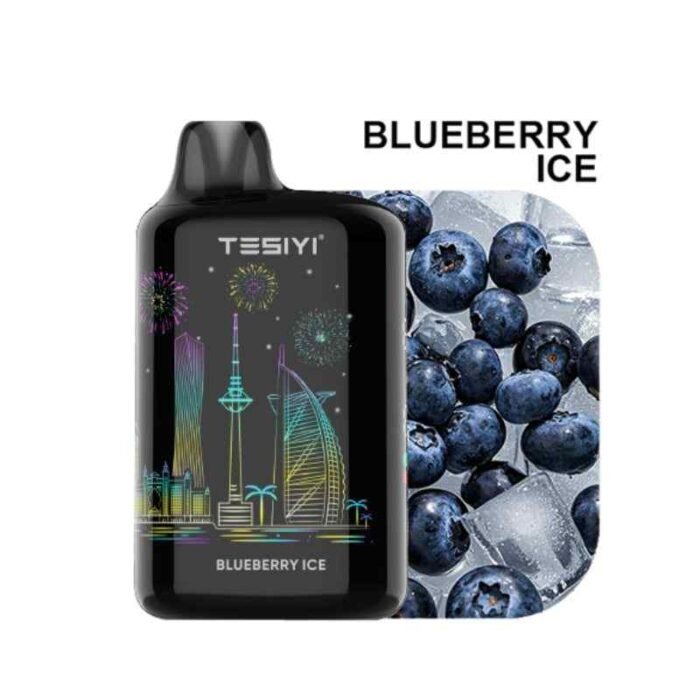 TESIYI 40000 Puffs 50mg Nicotine Dual Mode Disposable Blueberry Ice