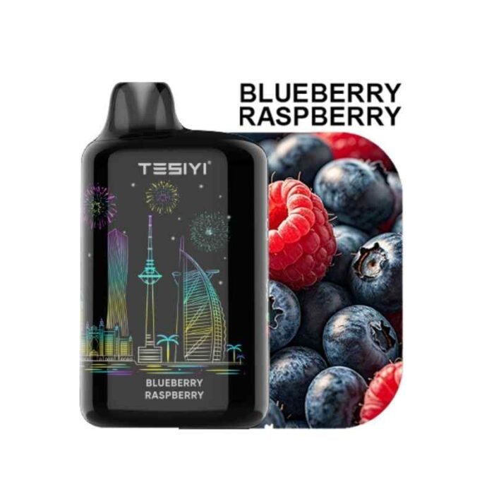 TESIYI 40000 Puffs 50mg Nicotine Dual Mode Disposable Blueberry Raspberry