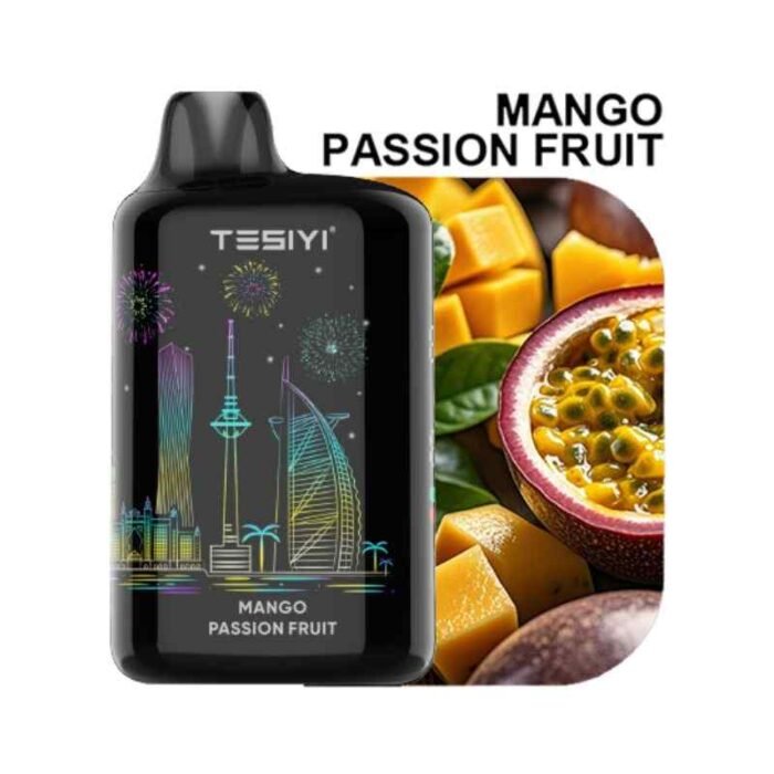 TESIYI 40000 Puffs 50mg Nicotine Dual Mode Disposable Mango Passion Fruit