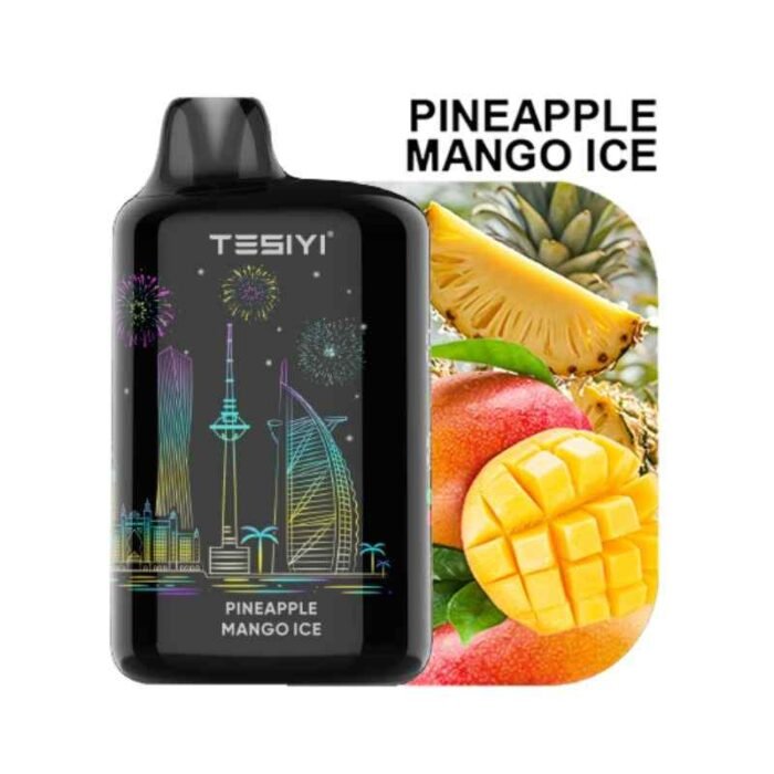 TESIYI 40000 Puffs 50mg Nicotine Dual Mode Disposable Pineapple Mango Ice