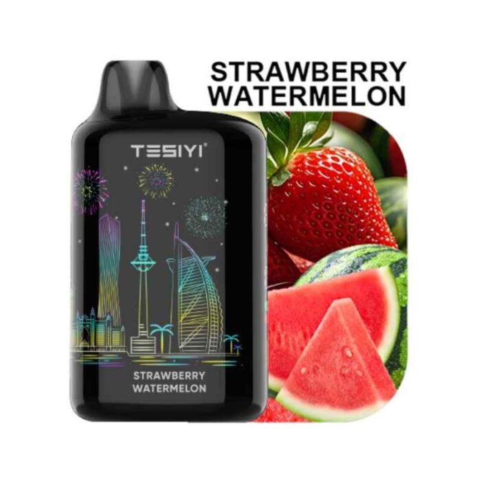 TESIYI 40000 Puffs 50mg Nicotine Dual Mode Disposable Strawberry Watermelon