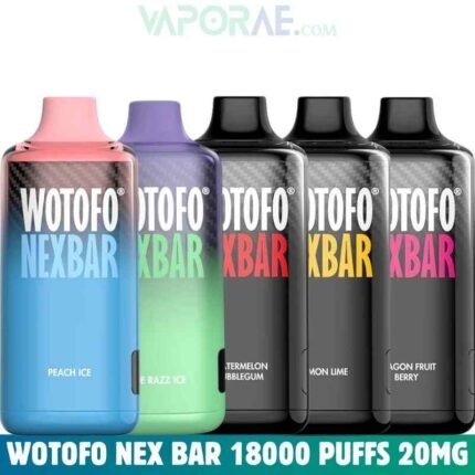 Wotofo Nex Bar 18000 Puffs 20MG Disposable Vape