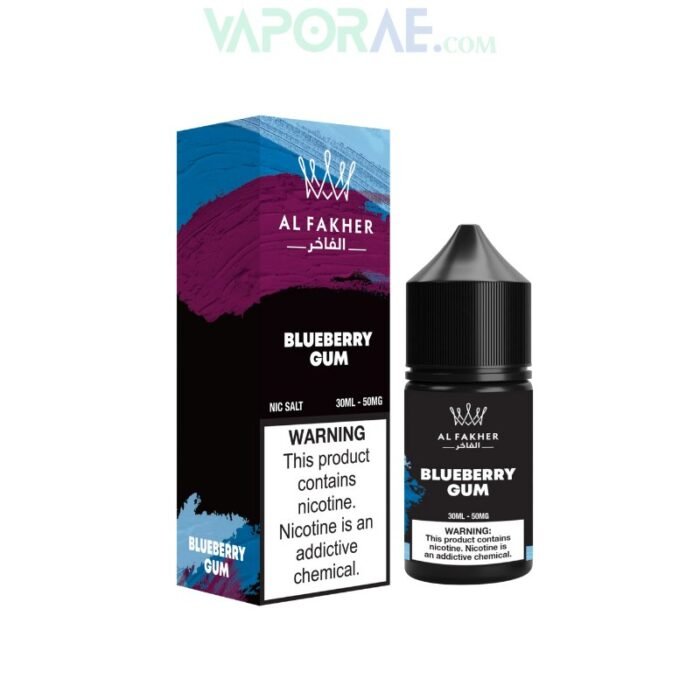 Buy AL Fakher Nicotine Salt E-Liquid 30ML-BlueBerry-Gum