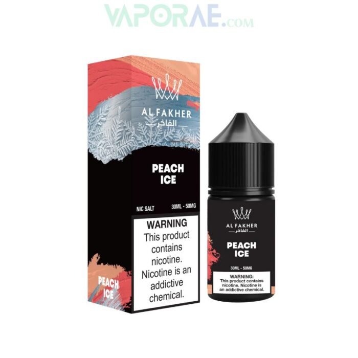 Buy AL Fakher Nicotine Salt E-Liquid 30ML-Peach-Ice
