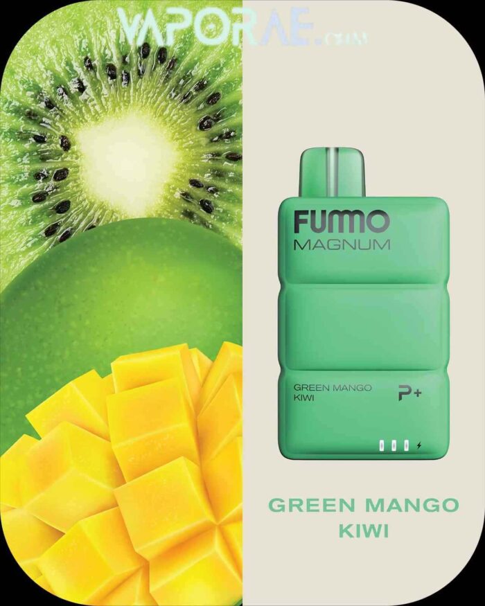 FUMMO Magnum 8000 Puffs 20MG Disposable Vape in Dubai-GREEN-MANGO-KIWI