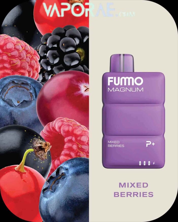 FUMMO Magnum 8000 Puffs 20MG Disposable Vape in Dubai-MIXED-BERRIES