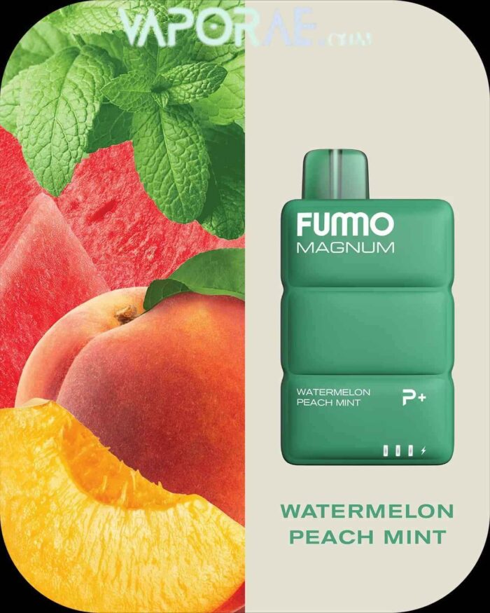 FUMMO Magnum 8000 Puffs 20MG Disposable Vape in Dubai-WATERMELON-PEACH-MINT