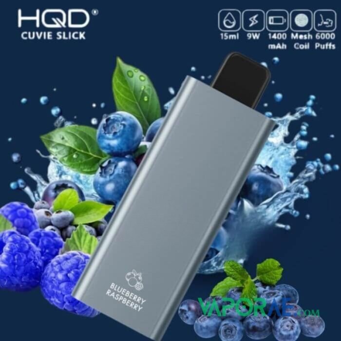 HQD CUVIE Slick 6000 Puffs 20MG Disposable Vape-Blueberry-Raspberry