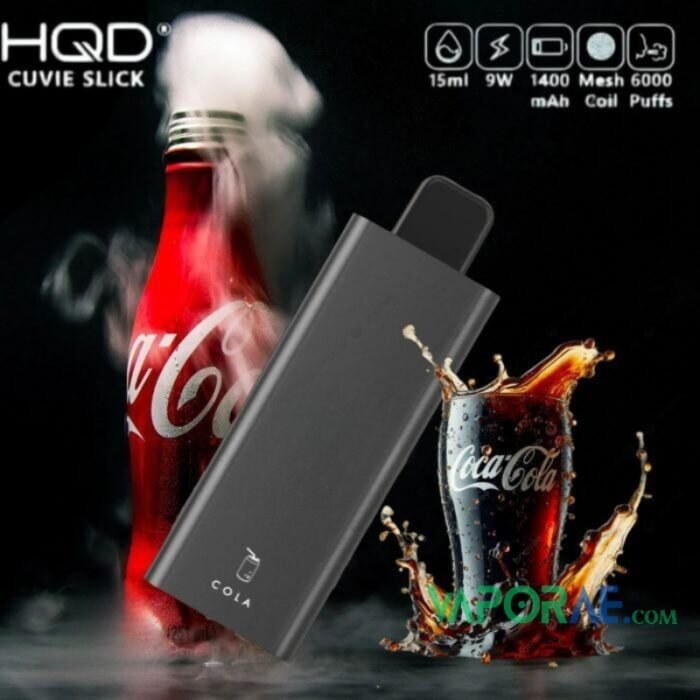 HQD CUVIE Slick 6000 Puffs 20MG Disposable Vape-Cola-Ice