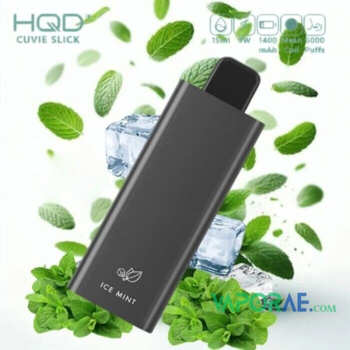 HQD CUVIE Slick 6000 Puffs 20MG Disposable Vape-Ice-Mint