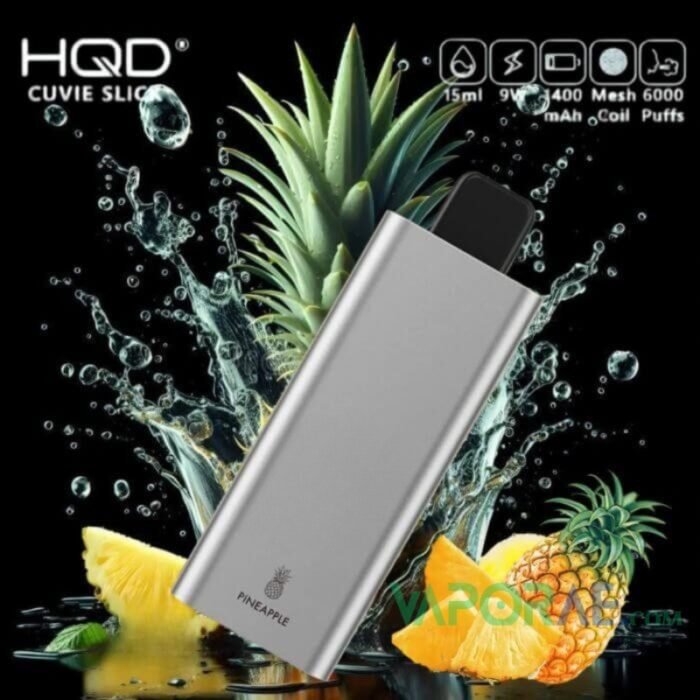 HQD CUVIE Slick 6000 Puffs 20MG Disposable Vape-Pineapple